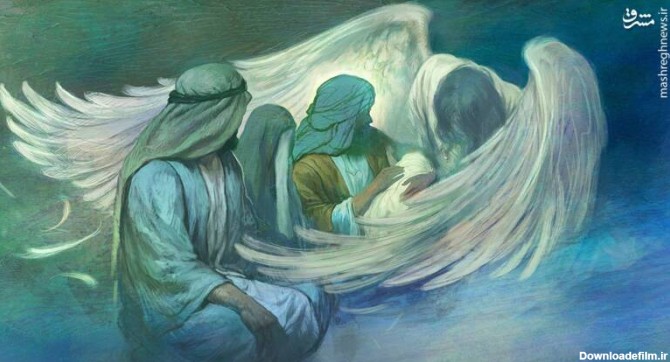 عکس نقاشی ولادت امام حسین