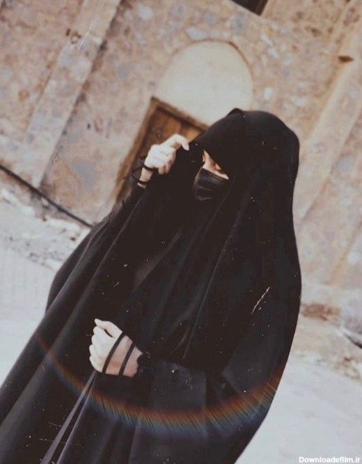 عکس دختر با چادر عربی برای پروفایل