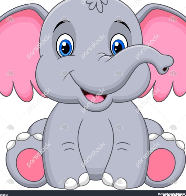 کارتونی بچه فیل ناز 1618659