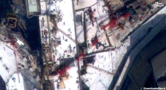 تصاویر ماهواره‌ای فاجعه سقوط جرثقیل در مسجدالحرام را روایت ...