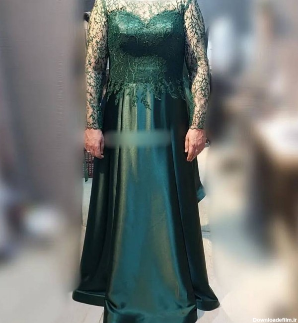 مدل لباس مجلسی مادر عروس برای تالار + مدل گیپور شیک