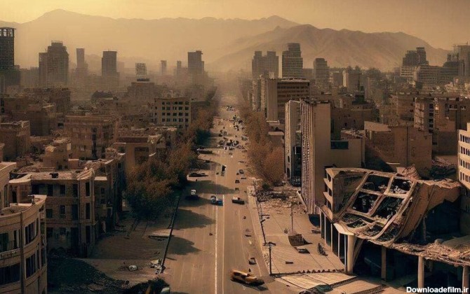 تصاویر وحشتناک هوش مصنوعی بعد از زلزله تهران + عکس | زندگی رنگی