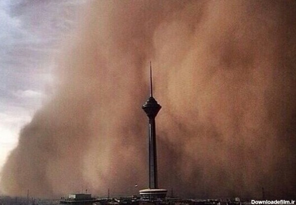 ببینید | تایم لپسی دیدنی از طوفان ترسناک تهران