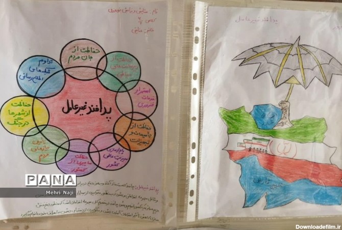 پانا | نمایشگاه نقاشی با موضوع پدافندغیرعامل در آموزشگاه نشاط اسلامشهر