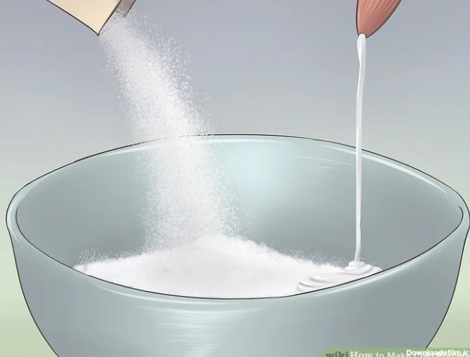 ساخت خمیر چینی -مرحله 1