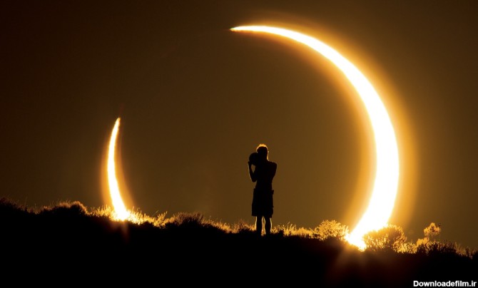 خورشید گرفتگی حلقه ای — تصویر نجومی روز – فرادرس - مجله‌