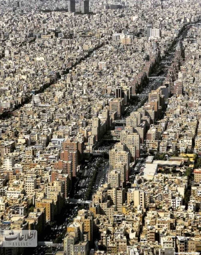 یک عکس هولناک از تهران که با تصور زلزله، وحشتناک می‌شود!