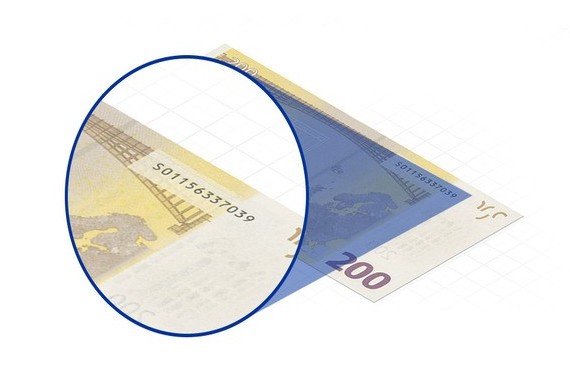 ویژگی انواع اسکناس یورو