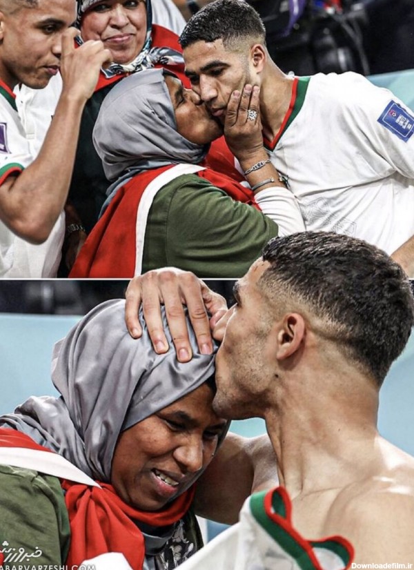 عکس| صحنه عاشقانه در جام جهانی/ دوربین‌ها روی ستاره فوتبال زوم شد!