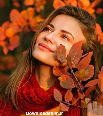 عکس دختر زیبا در فصل پاییز