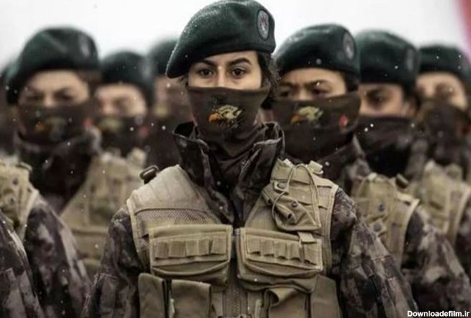 مراسم فارغ التحصیلی زنان یگان ویژه پلیس ترکیه+ عکس