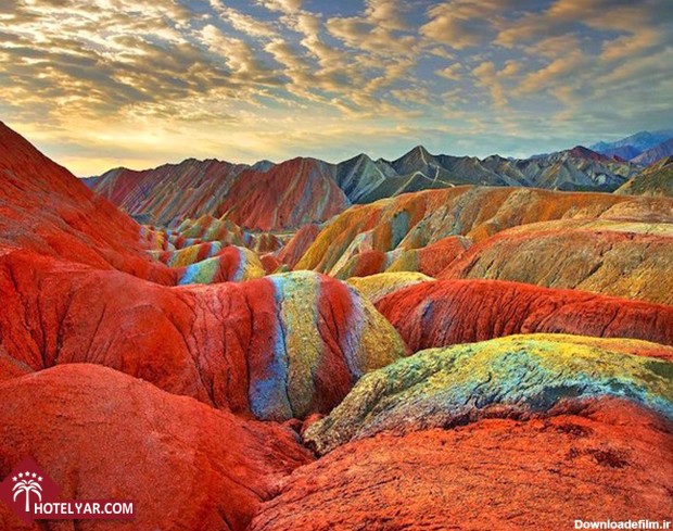 کوه های رنگی آلا داغ لار تبریز، رنگین کمانی از جنس خاک