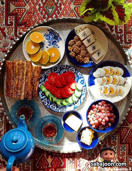 عکس صبحانه سنتی ایران