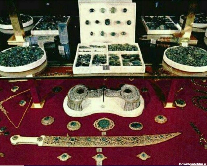 عکس جواهرات گرانقیمتی که نادرشاه پس از فتح هندوستان با خود آورد