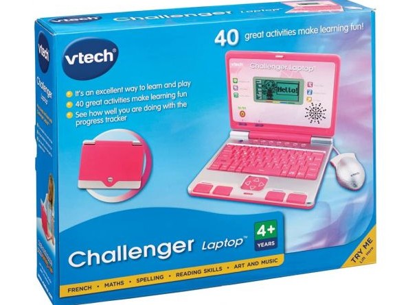 لپ تاپ آموزشی صورتی Vtech مدل Challenger Laptop, image