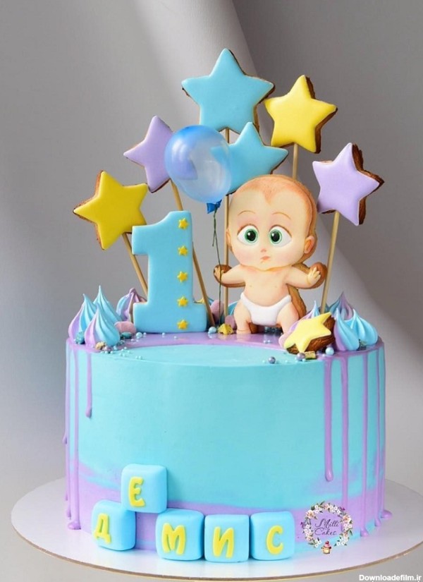 مدل عکس کیک تولد بچه گانه