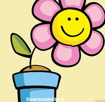 عکس گل کارتونی برای پروفایل