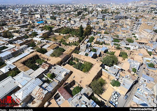 عکس: نمای هوایی کم‌نظیر از شهر شیراز