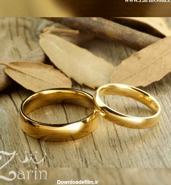 حلقه ازدواج و نامزدی ساده (تک)