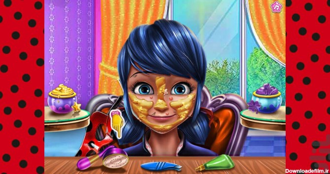 بازی بازی دخترانه نقاشی صورت دخترکفشدوزکی - دانلود | بازار