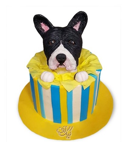 کیک تولد حیوانات - کیک تولد سگ سیاه | کیک آف