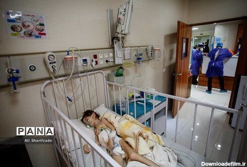 کودکان مبتلا به کووید۱۹ در بیمارستان مفید تهران