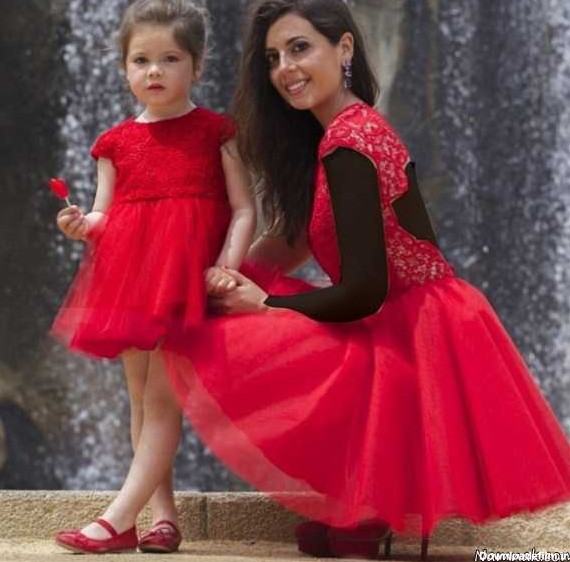 مدلهای جدید لباس مجلسی ست مادر و دختر
