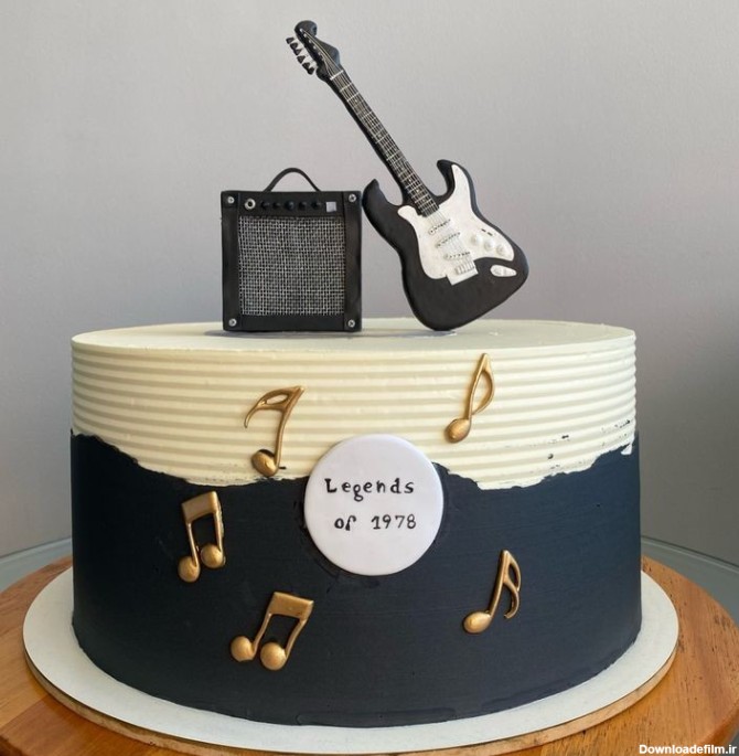 عکس کیک تولد مدل گیتار