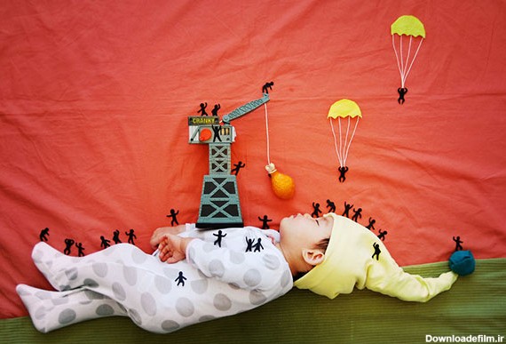 ایده عکس نوزاد - ایده های خلاقانه عکاسی نوزاد و کودک در آتلیه ...