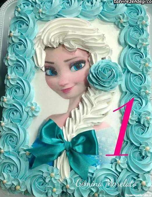 تزیین کیک تولد با ماسوره | عکس 48 مدل زیبای تزیین کیک کودک • مجله ...