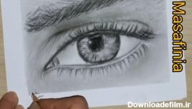 اموزش طراحی چشم و ابرو مردانه _ویدئوی سریع با آهنگ ونزدی