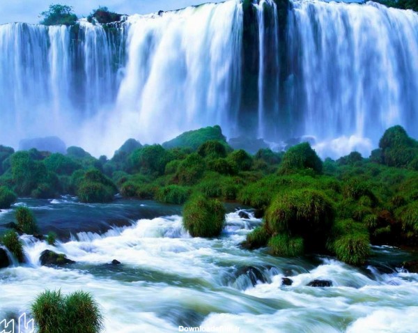 آبشار زیبا - عکس طبیعت با کیفیت بالا
