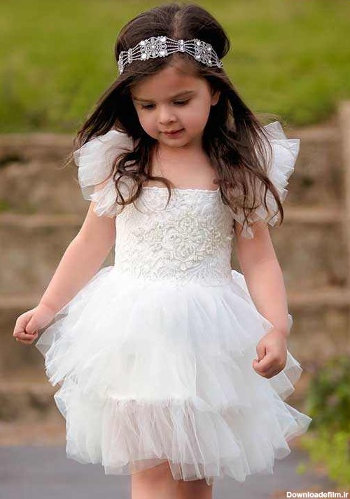 جدیدترین لباس مجلسی بچگانه دخترانه • مدل لباس عروس بچه گانه - مجله ...