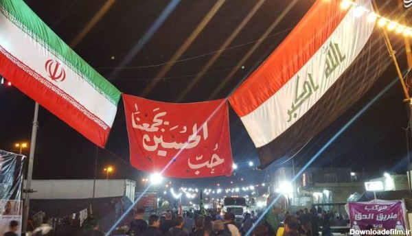 آخرین خبر | پرچم اتحاد ایران و عراق در موکب یک عراقی