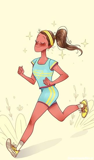 عکس پروفایل ورزشی دخترانه کارتونی