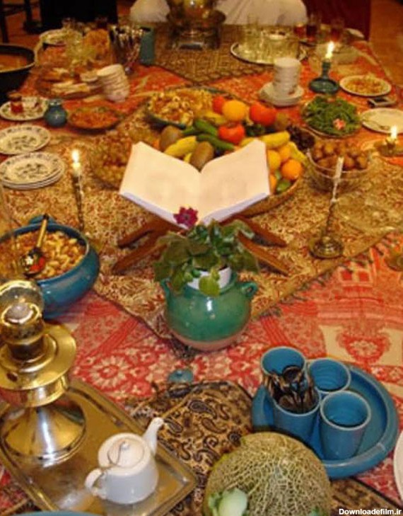 تزیین شب یلدا برای عروس و مهمانی شیک و ساده و زیبا