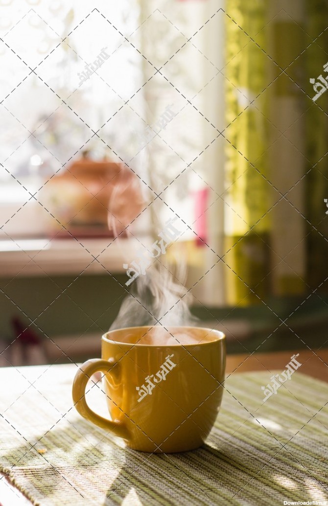 دانلود تصویر با کیفیت بخار فنجان چای