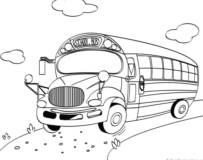 رنگ آمیزی اتوبوس مدرسه - پنجره ای به دنیای کودکان