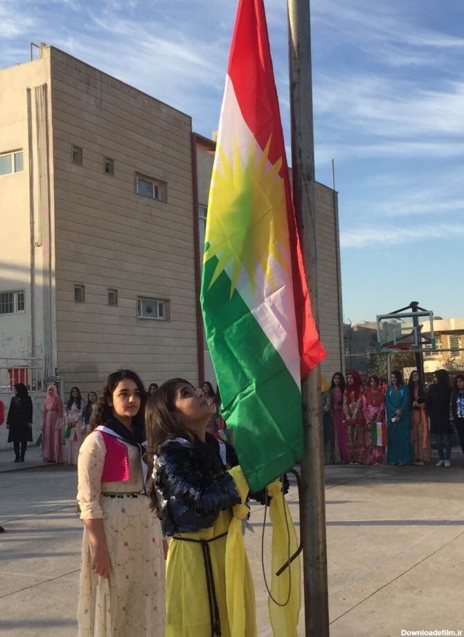 مراسم روز پرچم کردستان برگزار شد