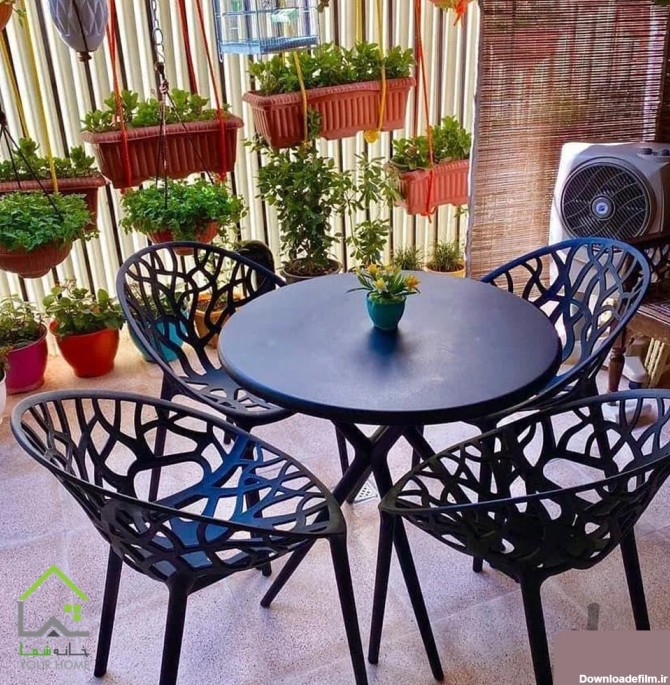 میز و صندلی باغی (بدنه پلی کربنات) | فروشگاه اینترنتی خانه شما