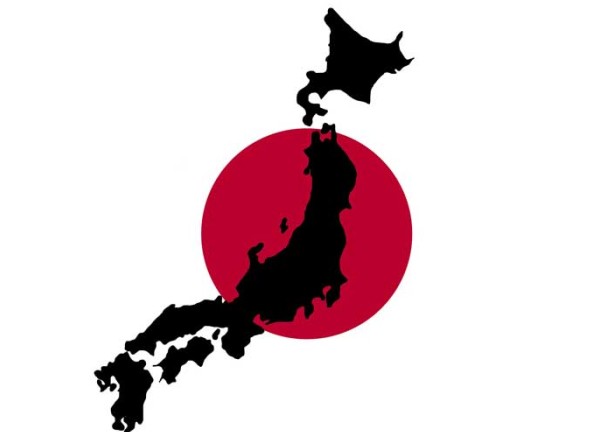 عکس پرچم و نقشه کشور ژاپن