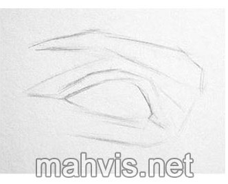آموزش طراحی سیاه قلم چشم با مداد - آموزشگاه نقاشی ایکاروس
