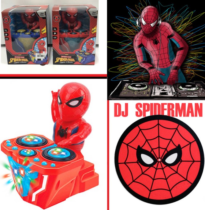قیمت و خرید اسباب بازی طرح مرد عنکبوتی مدل Dj Spider Man