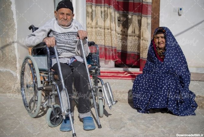 تصویر پیرمرد و پیرزن - ایران طرح