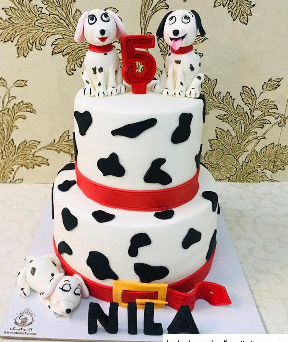 عکس کیک تولد پسرانه سگ های نگهبان