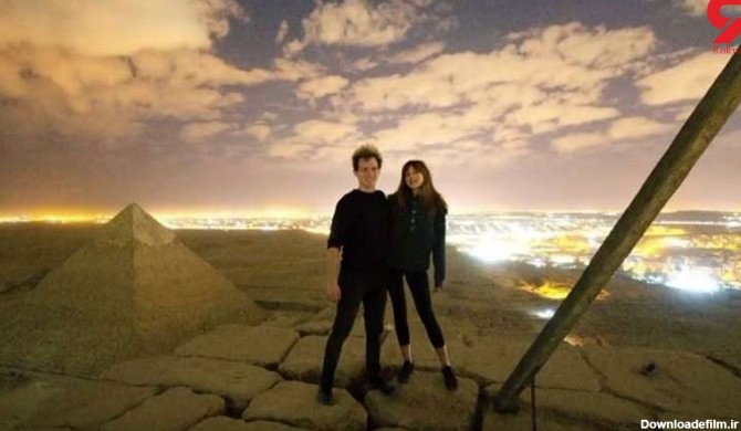 ضبط فیلم کثیف دختر و پسر توریست در بالای اهرام مصر