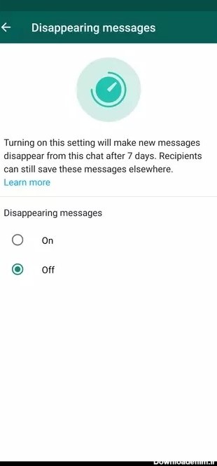 پیام disappearing در واتساپ – پیام محو شونده در واتساپ | لوازم ...