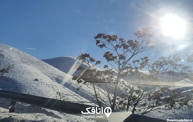 روستای بزغان تهران در برف