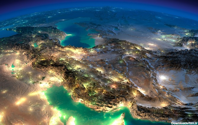 Very Nice Satellite Images Of Iran Ultra HD Desktop Background ...