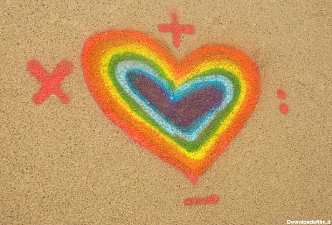 نقاشی قلب : 20 نقاشی ساده و زیبا روز جهانی قلب